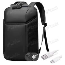 Mochila Rígida C/ Cabo Usb E Tipo C Antifurto/à Prova D'água BW4604