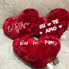 Almofada Pelúcia Coração 35cm - Fizzy f-7321
