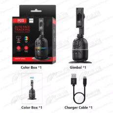 Estabilizador Gimbal de Rastreamento AI para smartphone/câmera, suporte de telefone celular de mesa ZB05