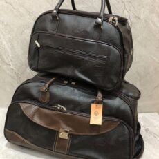 Kit Mala Bolsas Viagem Com Rodinhas E Bolsa de Mão Couro Sintético Cod.3388-1
