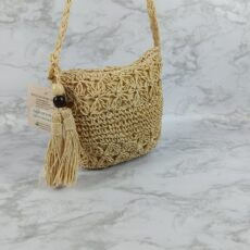 Peça Bolsa de Palha Tecida Casual e Fashion ZR2184